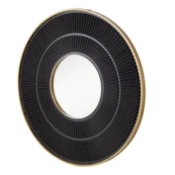 Kirkland's Home And Gold Double Ribbed Wall Mirror- Decorative Mirrors