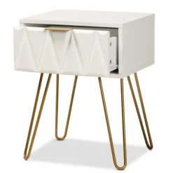 Kirkland's Home And Gold Single Drawer Accent Table- Accent & End Tables