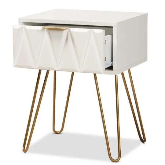 Kirkland's Home And Gold Single Drawer Accent Table- Accent & End Tables