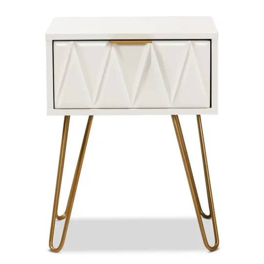 Kirkland's Home And Gold Single Drawer Accent Table- Accent & End Tables