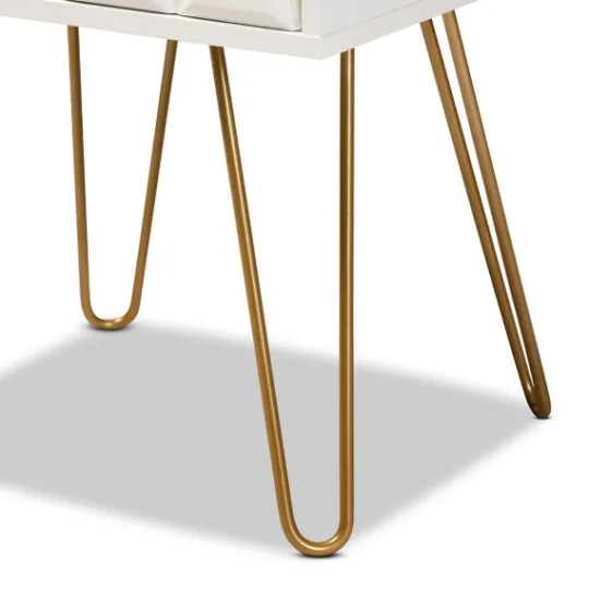Kirkland's Home And Gold Single Drawer Accent Table- Accent & End Tables