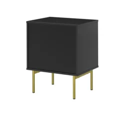 Kirkland's Home And Gold Wave Nightstand- Nightstands