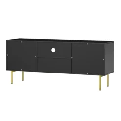 Kirkland's Home And Gold Wave Tv Stand- Tv Stands & Media Consoles