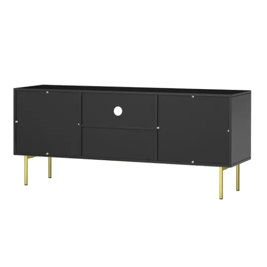 Kirkland's Home And Gold Wave Tv Stand- Tv Stands & Media Consoles