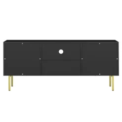 Kirkland's Home And Gold Wave Tv Stand- Tv Stands & Media Consoles