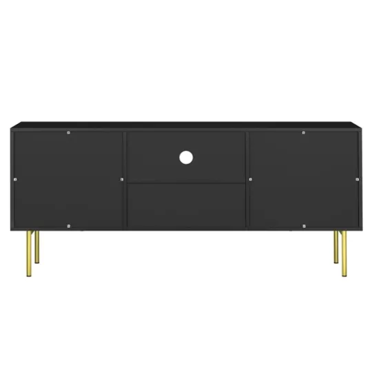 Kirkland's Home And Gold Wave Tv Stand- Tv Stands & Media Consoles