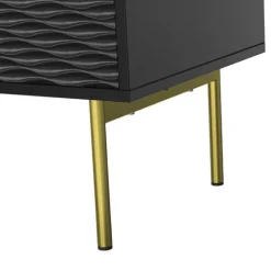 Kirkland's Home And Gold Wave Tv Stand- Tv Stands & Media Consoles
