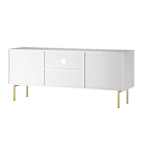 Kirkland's Home And Gold Wave Tv Stand- Tv Stands & Media Consoles
