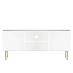 Kirkland's Home And Gold Wave Tv Stand- Tv Stands & Media Consoles
