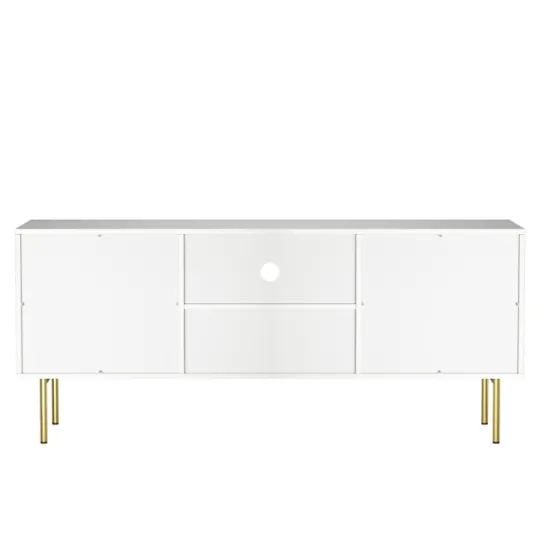 Kirkland's Home And Gold Wave Tv Stand- Tv Stands & Media Consoles