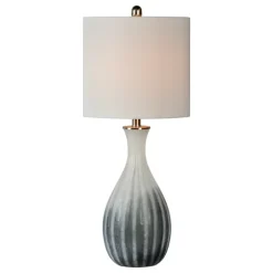 Kirkland's Home And Gray Textured Table Lamps, Set Of 2- Table Lamps