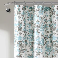 Kirkland's Home And Gray Weeping Flower Shower Curtain- Shower Curtains