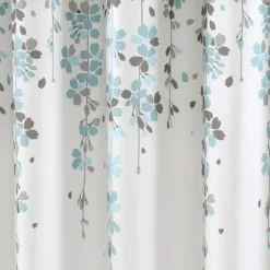 Kirkland's Home And Gray Weeping Flower Shower Curtain- Shower Curtains