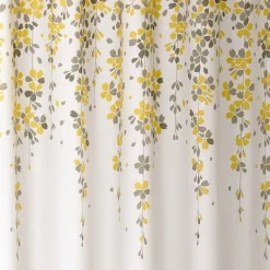 Kirkland's Home And Gray Weeping Flower Shower Curtain- Shower Curtains