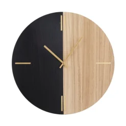 Kirkland's Home And Natural 2-Tone Wood Wall Clock- Clocks