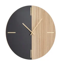 Kirkland's Home And Natural 2-Tone Wood Wall Clock- Clocks