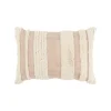 Kirkland's Home And Natural Tufted Stripes Lumbar Pillow- Pillows