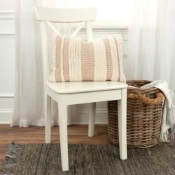Kirkland's Home And Natural Tufted Stripes Lumbar Pillow- Pillows