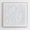 Kirkland's Home And Silver Abstract Lines Framed Art- Framed Art