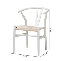 Kirkland's Home And Tan Wishbone Dining Chairs, Set Of 2- Dining Chairs
