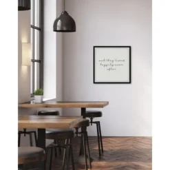 Kirkland's Home And They Lived Happily Framed Art Print- Wall Quotes & Signs