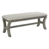 Kirkland's Home And Wash Nailhead Trim Bench- Benches & Ottomans