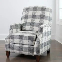 Kirkland's Home And White Buffalo Check Recliner- Accent Chairs