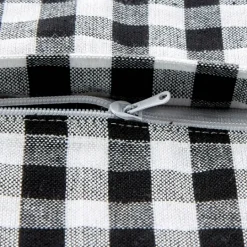 Kirkland's Home And White Gingham Pillow Covers, Set Of 4- Pillows