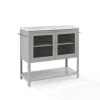 Kirkland's Home And White Marble Top Kitchen Island- Kitchen Islands & Bar Carts