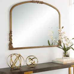 Kirkland's Home Antique Baroque Arched Wall Mirror- Decorative Mirrors