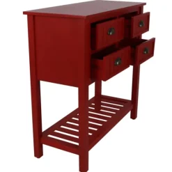 Kirkland's Home Antique Beadboard 4-Drawer Console Table- Console Tables