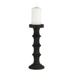 Kirkland's Home Antique Beaded Column Candle Holder, 15 In.- Candle Holders
