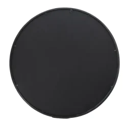 Kirkland's Home Antique Black Floral Panel Round Mirror- Decorative Mirrors