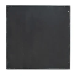 Kirkland's Home Antique Black Floral Panel Square Mirror- Decorative Mirrors