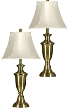 Kirkland's Home Antique Brass Table Lamp, Set Of 2- Table Lamps
