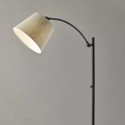 Kirkland's Home Antique Bronze Adjustable Arm Floor Lamp- Floor Lamps
