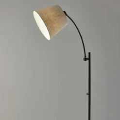 Kirkland's Home Antique Bronze Adjustable Arm Floor Lamp- Floor Lamps