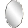 Kirkland's Home Antique Bronze Curved Wall Mirror- Decorative Mirrors