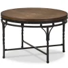 Kirkland's Home Antique Bronze Round Coffee Table- Coffee Tables