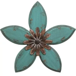 Kirkland's Home Antique Flower Plaque- Wall Plaques