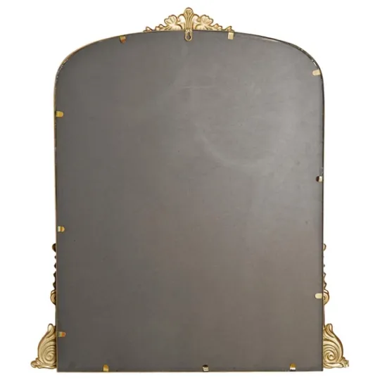 Kirkland's Home Antique Gold Metal Baroque Arch Wall Mirror- Decorative Mirrors