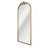 Kirkland's Home Antique Gold Metal Ornate Arch Wall Mirror- Decorative Mirrors