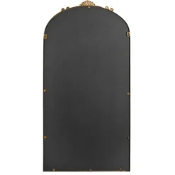 Kirkland's Home Antique Gold Metal Ornate Arch Wall Mirror- Decorative Mirrors