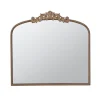 Kirkland's Home Antique Gold Studded Floral Scroll Mirror- Decorative Mirrors