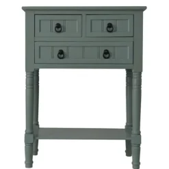 Kirkland's Home Antique Ice 3-Drawer Console Table- Console Tables