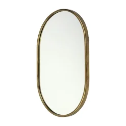 Kirkland's Home Antique Metal Frame Oval Wall Mirror- Decorative Mirrors