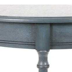 Kirkland's Home Antique Navy Half Round Console Table- Console Tables