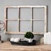 Kirkland's Home Antique 6-Pane Window Plaque- Wall Plaques