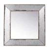 Kirkland's Home Antique Silver Glass Square Frame Mirror- Decorative Mirrors