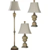 Kirkland's Home Antique Statue Floor And Table Lamps, Set Of 3- Table Lamps
